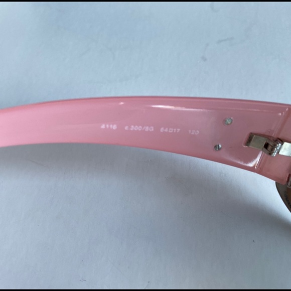 CHANEL Lt Pink Silver Sunglasses CC Logo 4116 - Picture 5 of 8